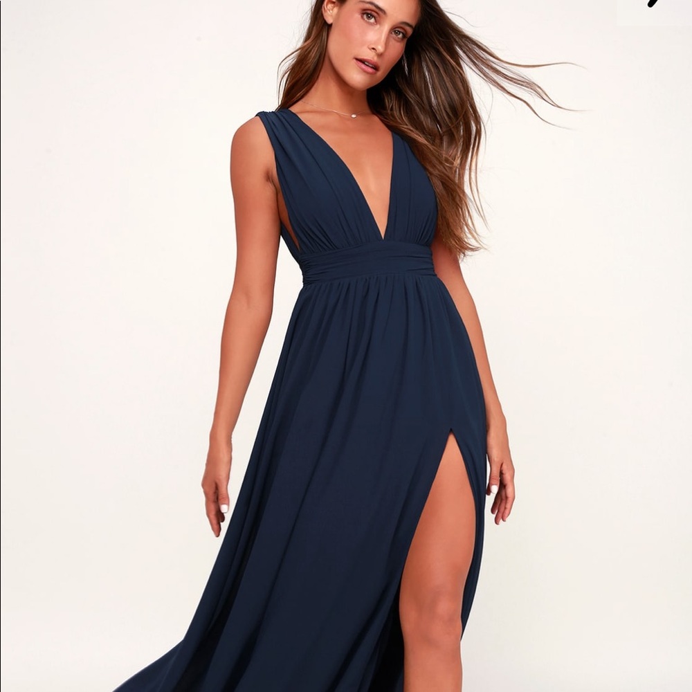 Lulus Heavenly Hues Maxi NWT